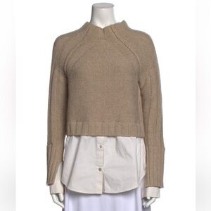 Brochu Walker Mock Neck Sweatee sz M